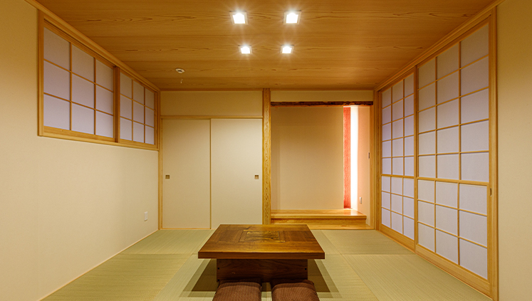 モデルハウス「息吹木」の和室