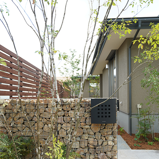 モデルハウス「息吹木」の庭